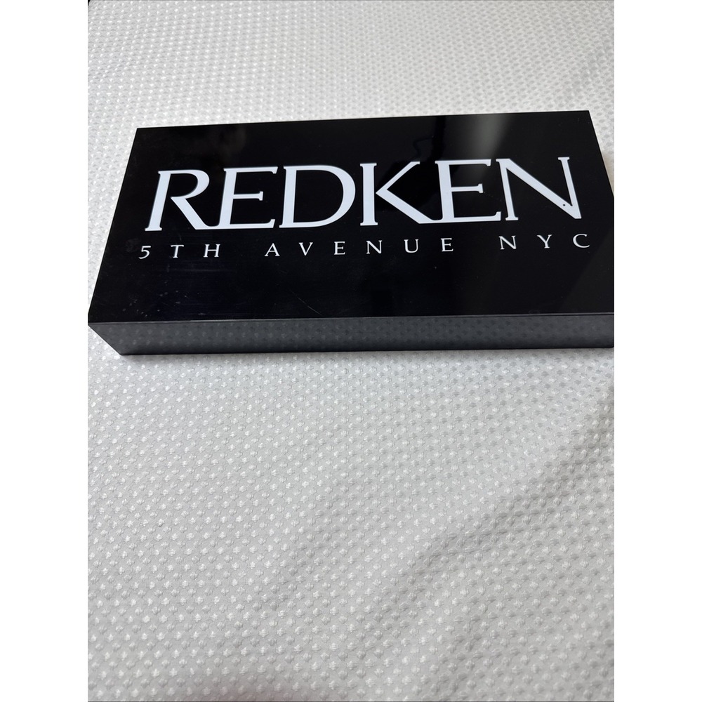 Redken 5th Avenue NYC Black Dimensional Acrylic Wall Sign Salon Only Exclusive
